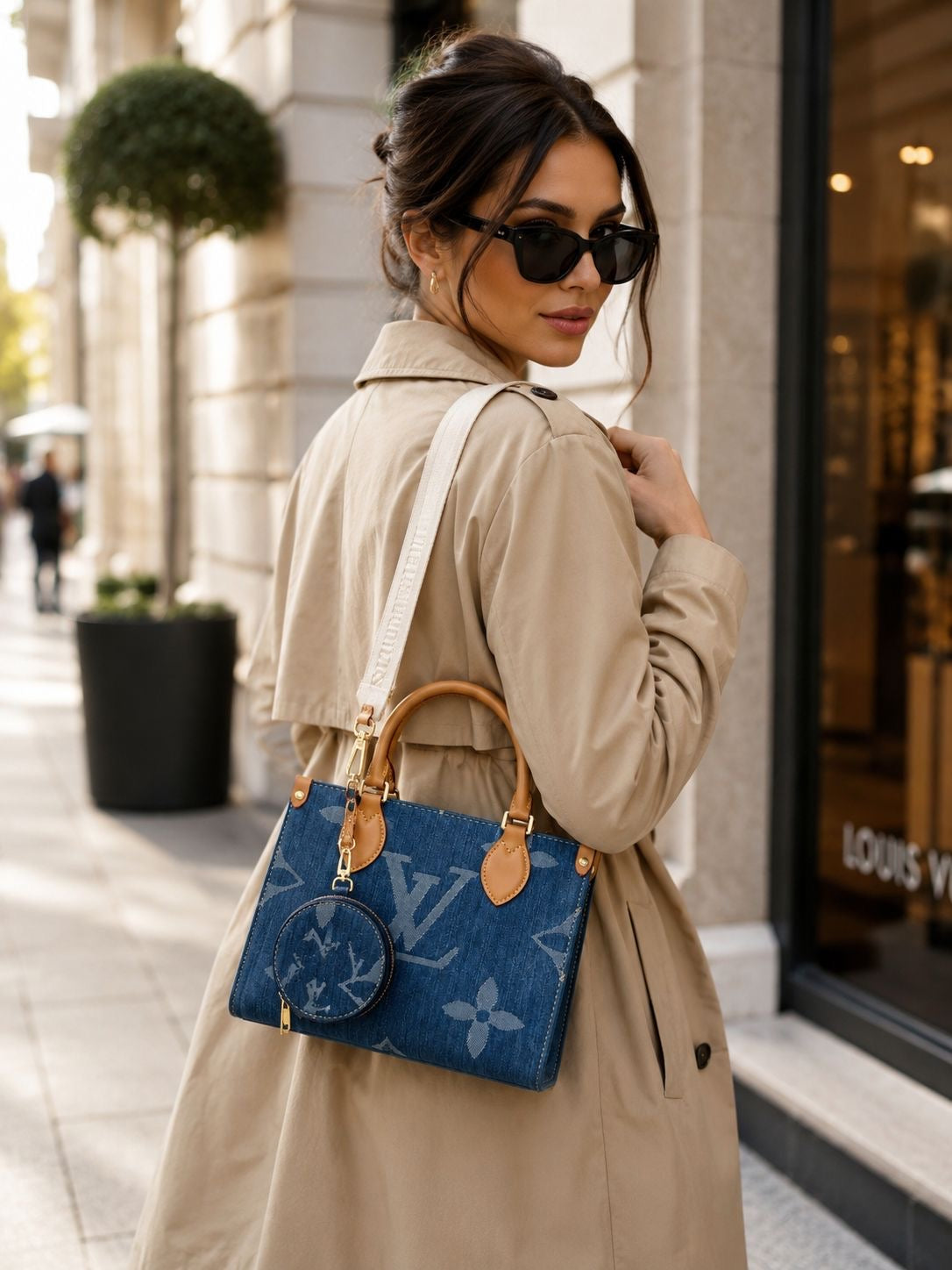Louis Vuitton Denim On The Go Pm
