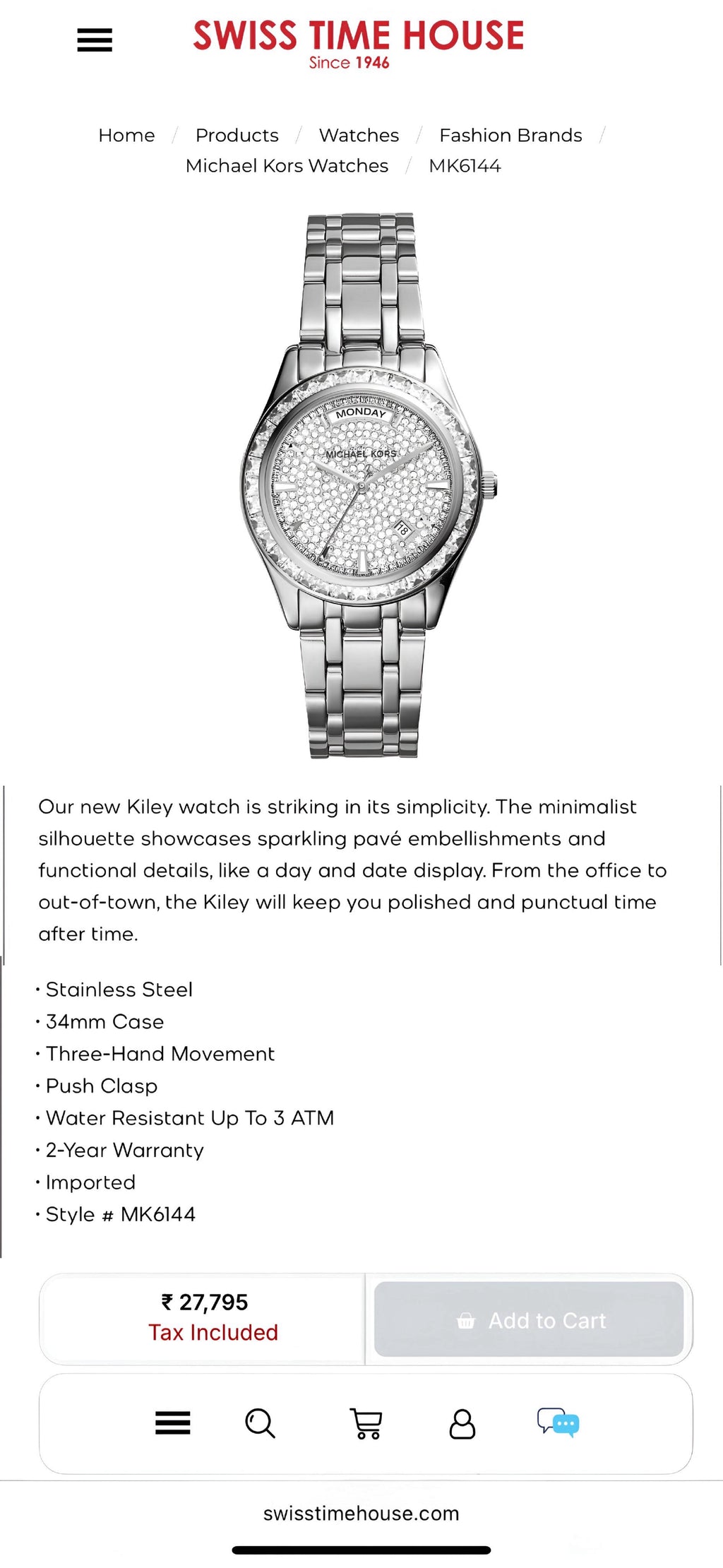 Michael Kors Kiley Series