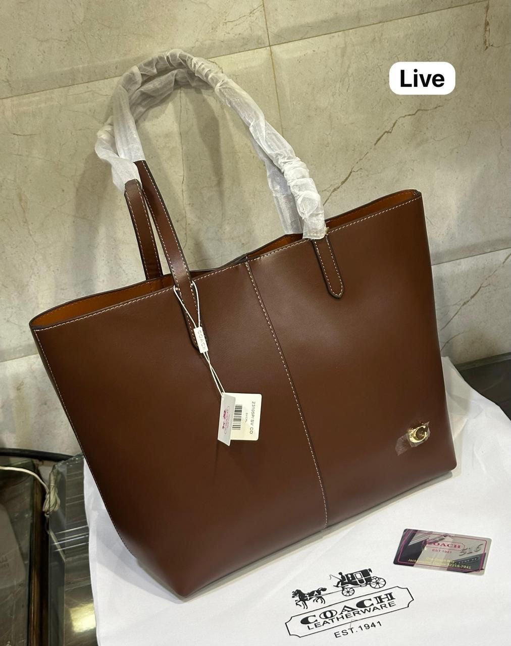 Coach North Tote Bag