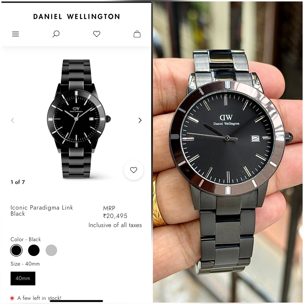 Daniel Wellington Paradigma Link Black