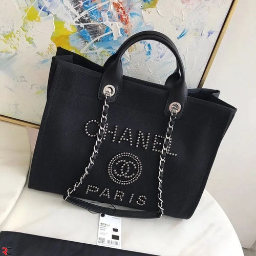 Chanel Deauville Large Size Tote Bag