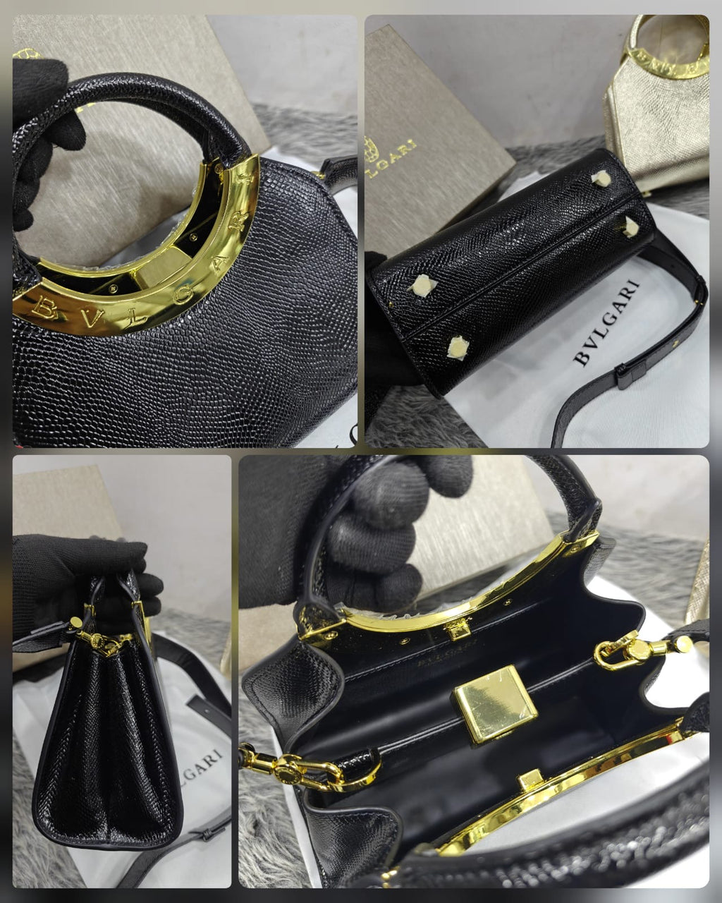 Bvlgari Roma Small Top Handle Bag