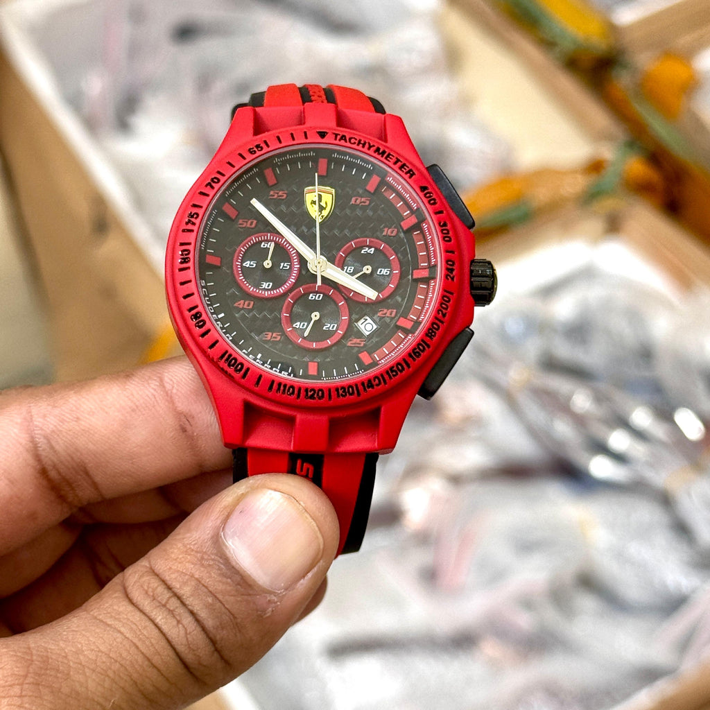 Scuderia Ferrari Red Rev Evo Chronograph