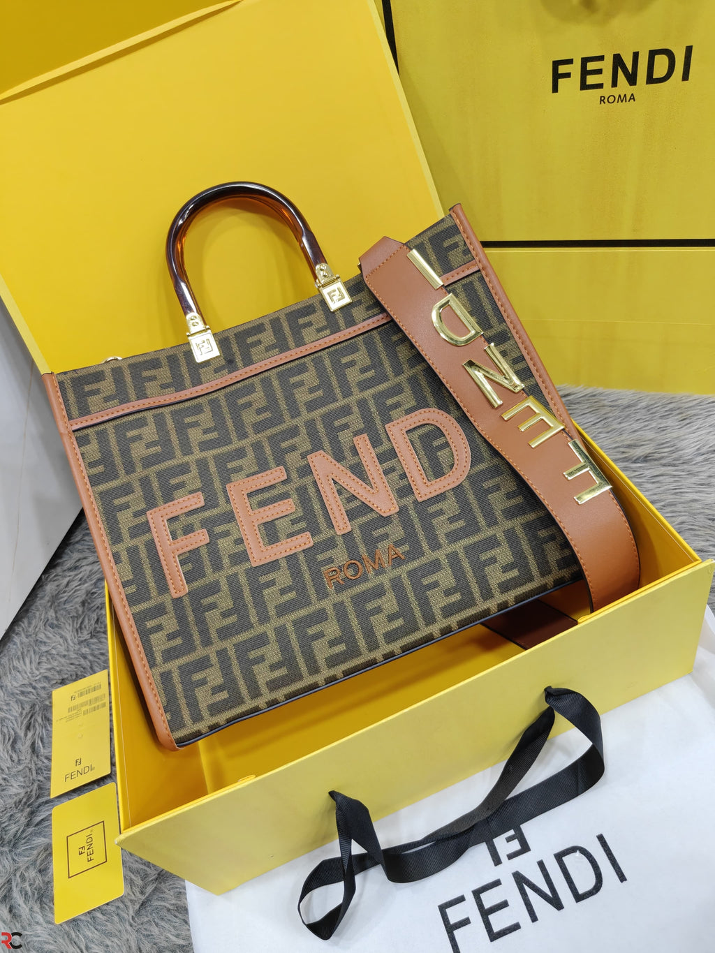 Fendi Large Sunshine Tote Bag