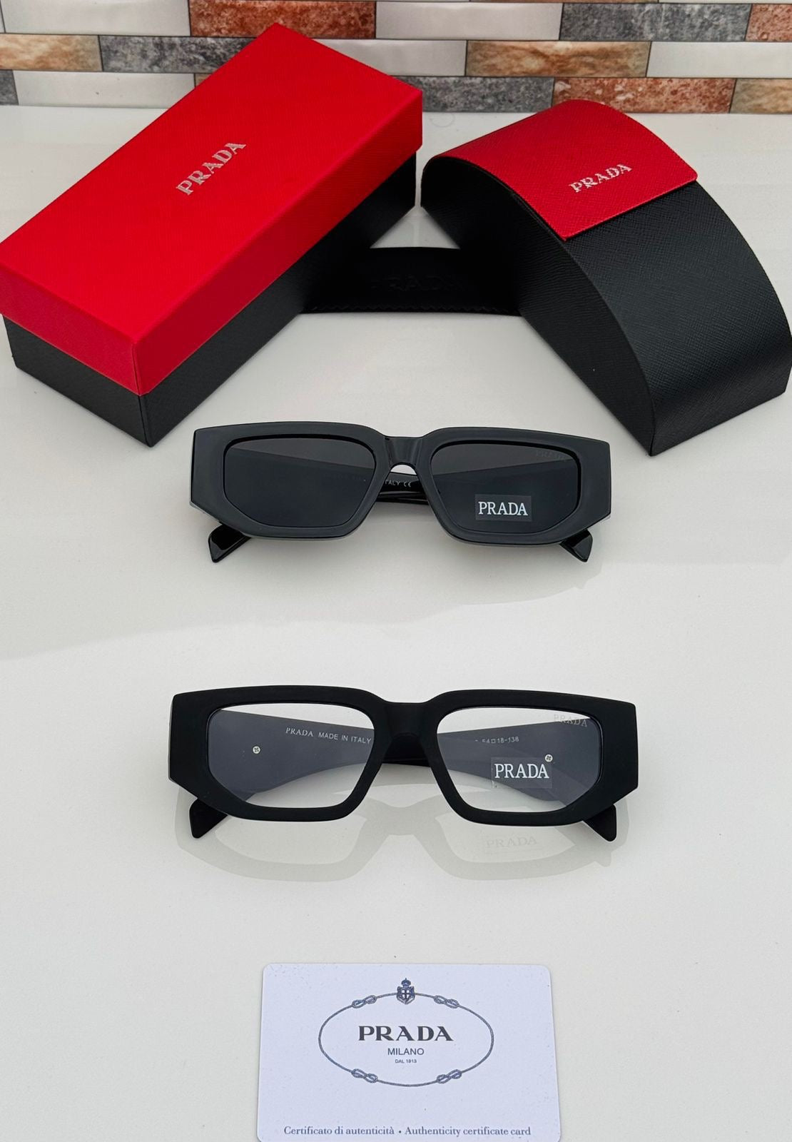 Prada Unisex Sunglasses