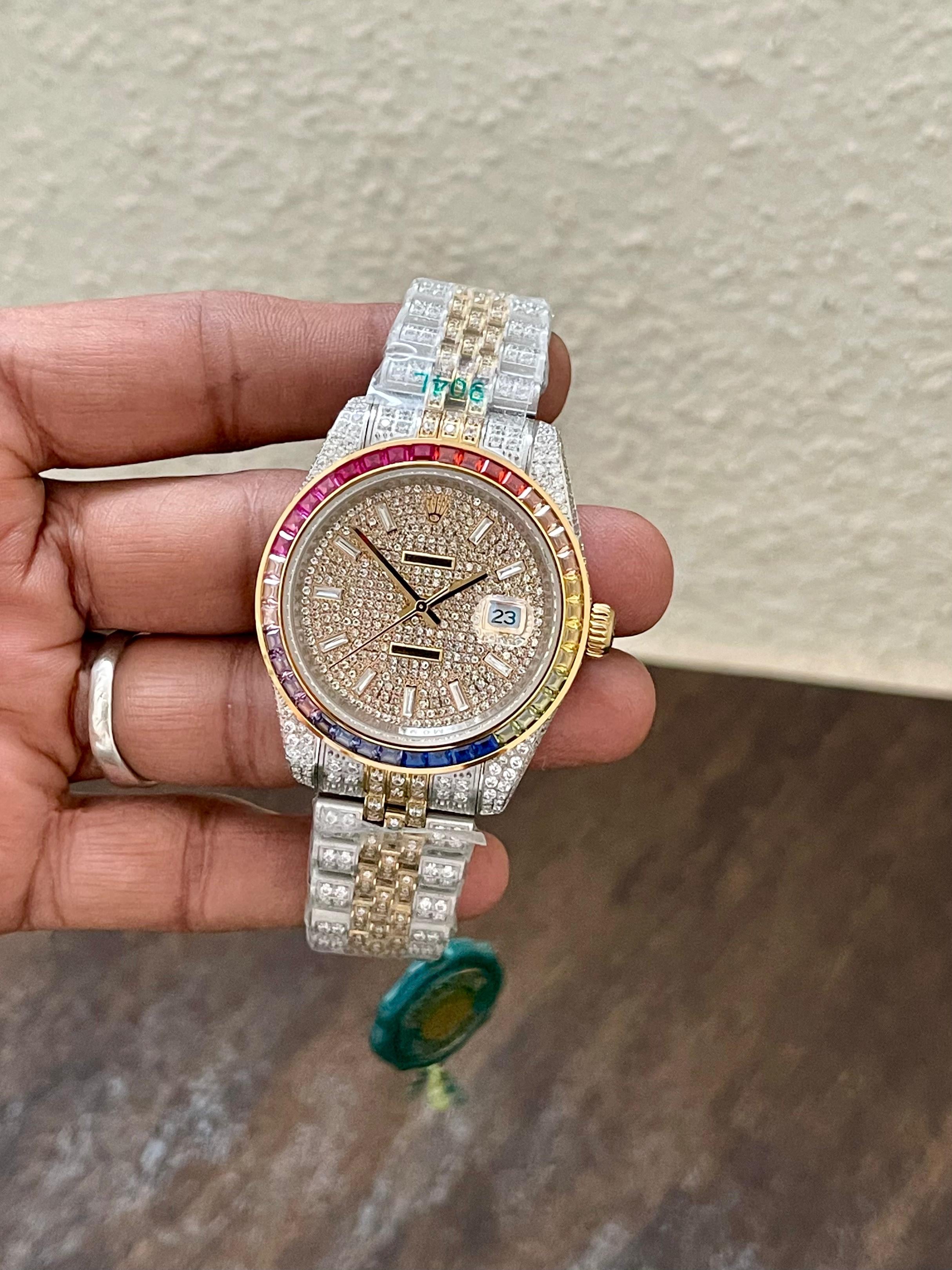 Rolex Datejust Rainbow Diamond Edition