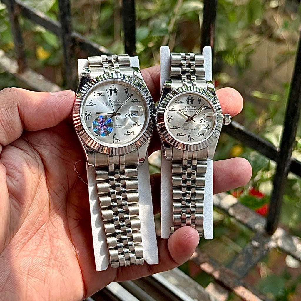 Rolex Tiffany Blue Couple Watch