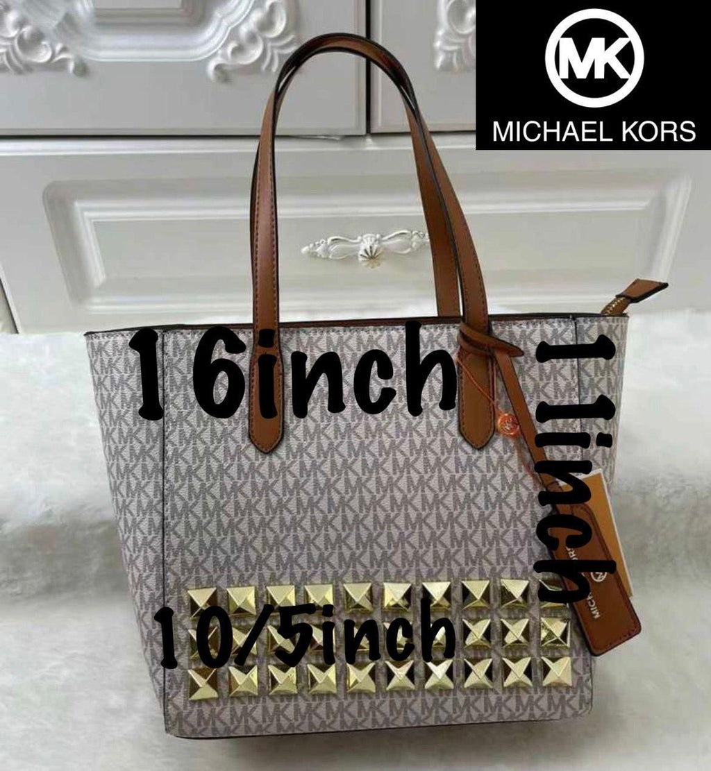 Michael Kors Sinclair Large Studded Logo Tote Bag