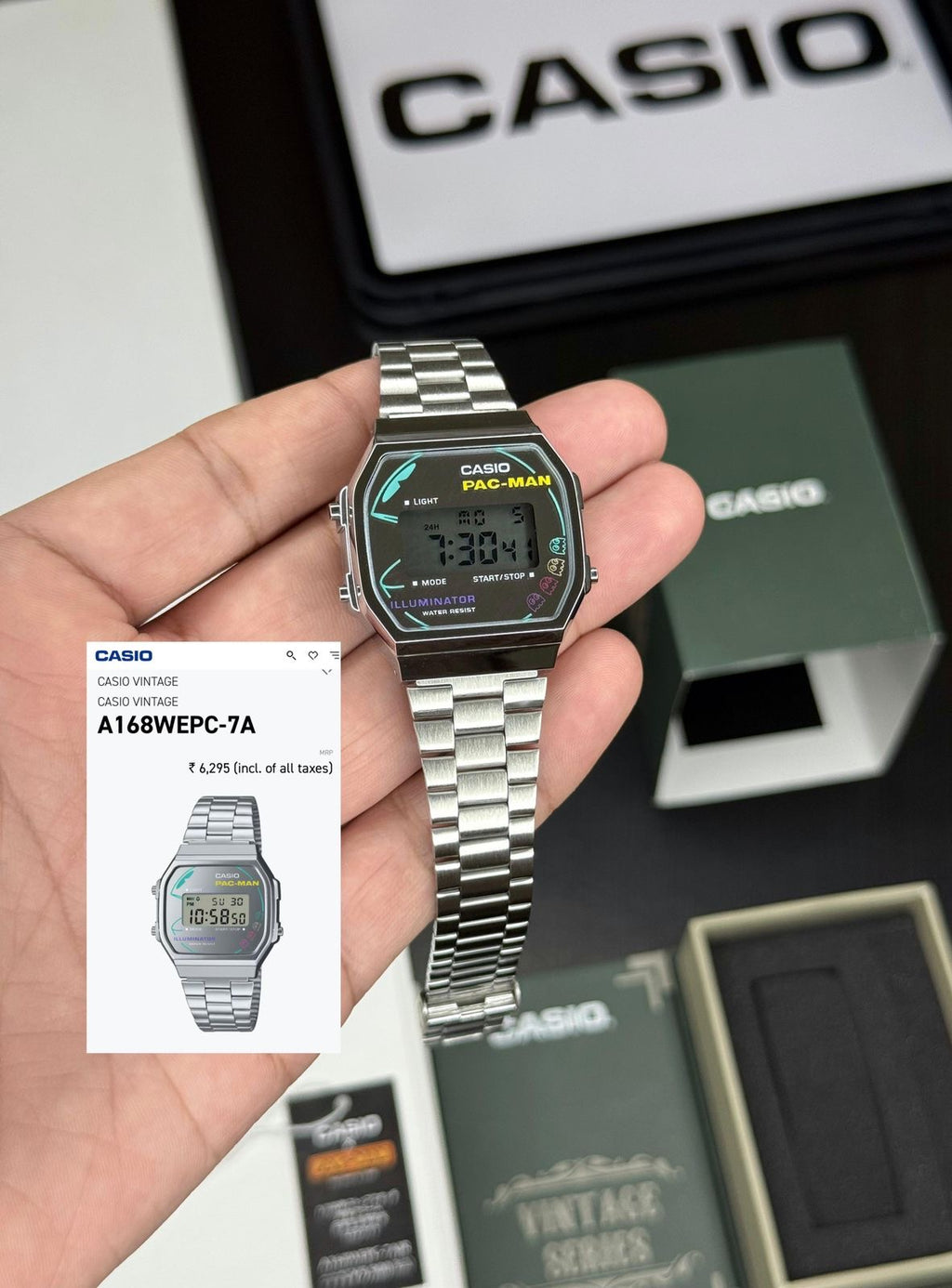 Casio Pac-Man Unisex Digital