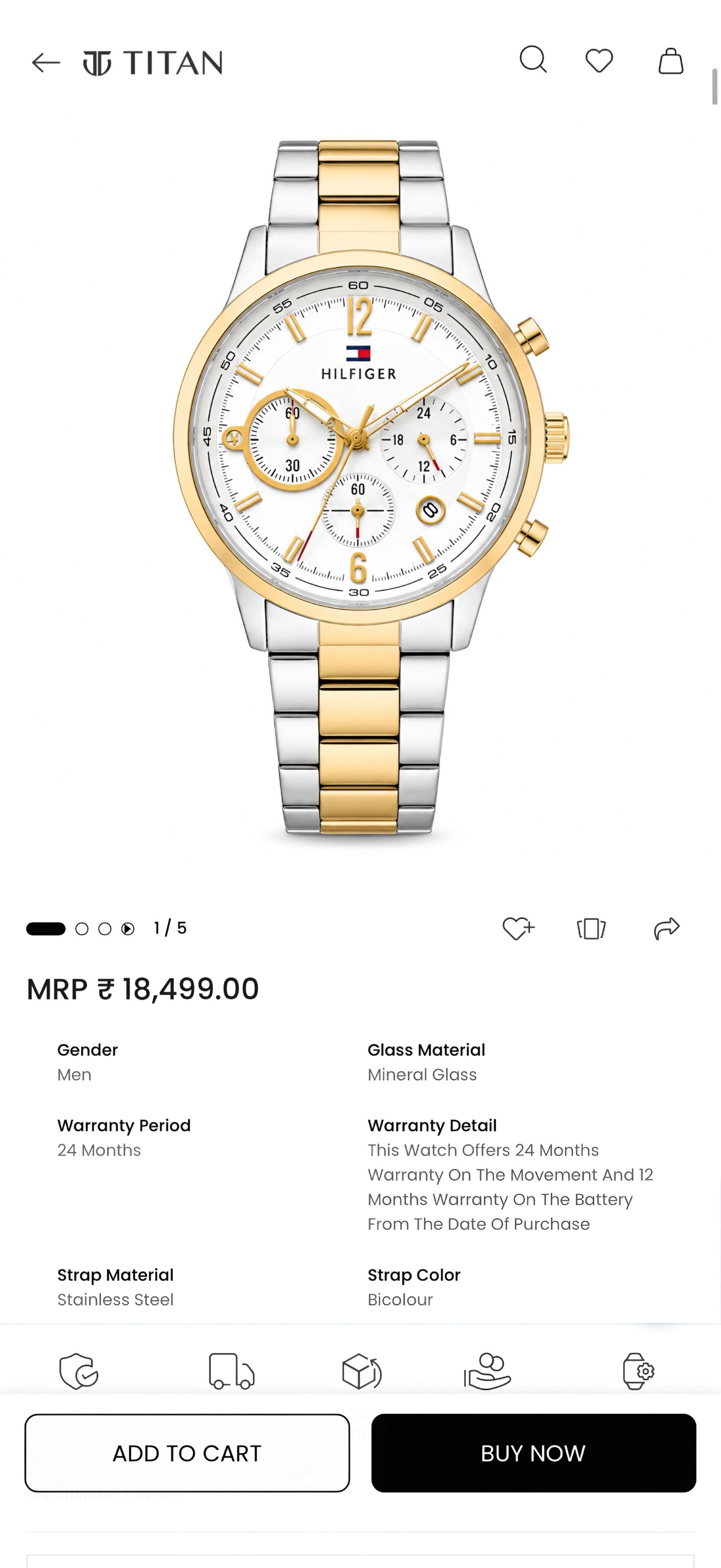 Tommy Hilfiger Evan Chronograph