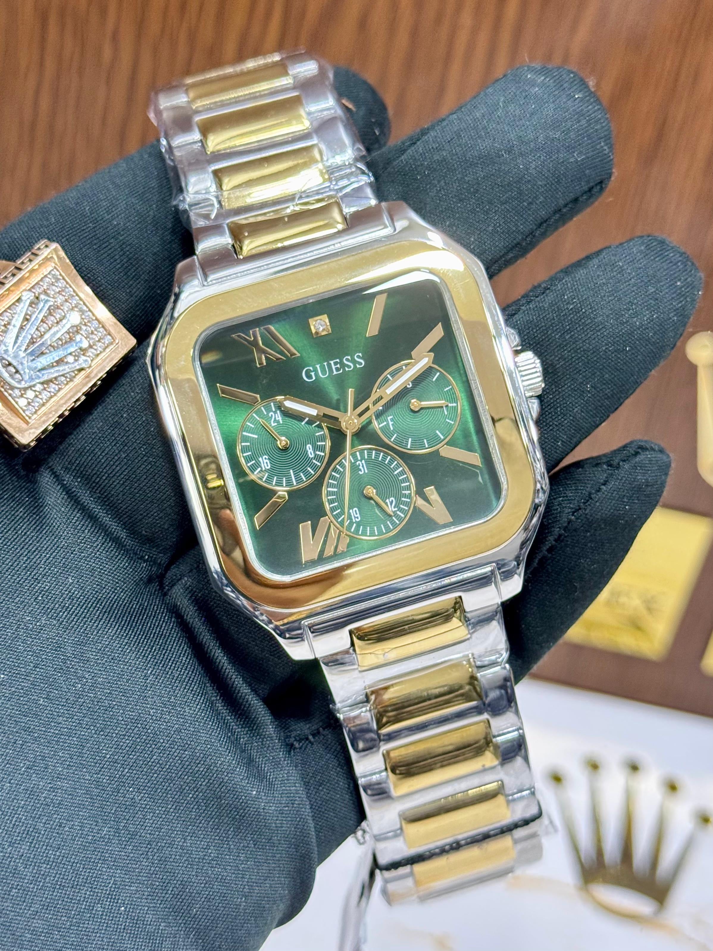 Guess Square Green Dial Edition
