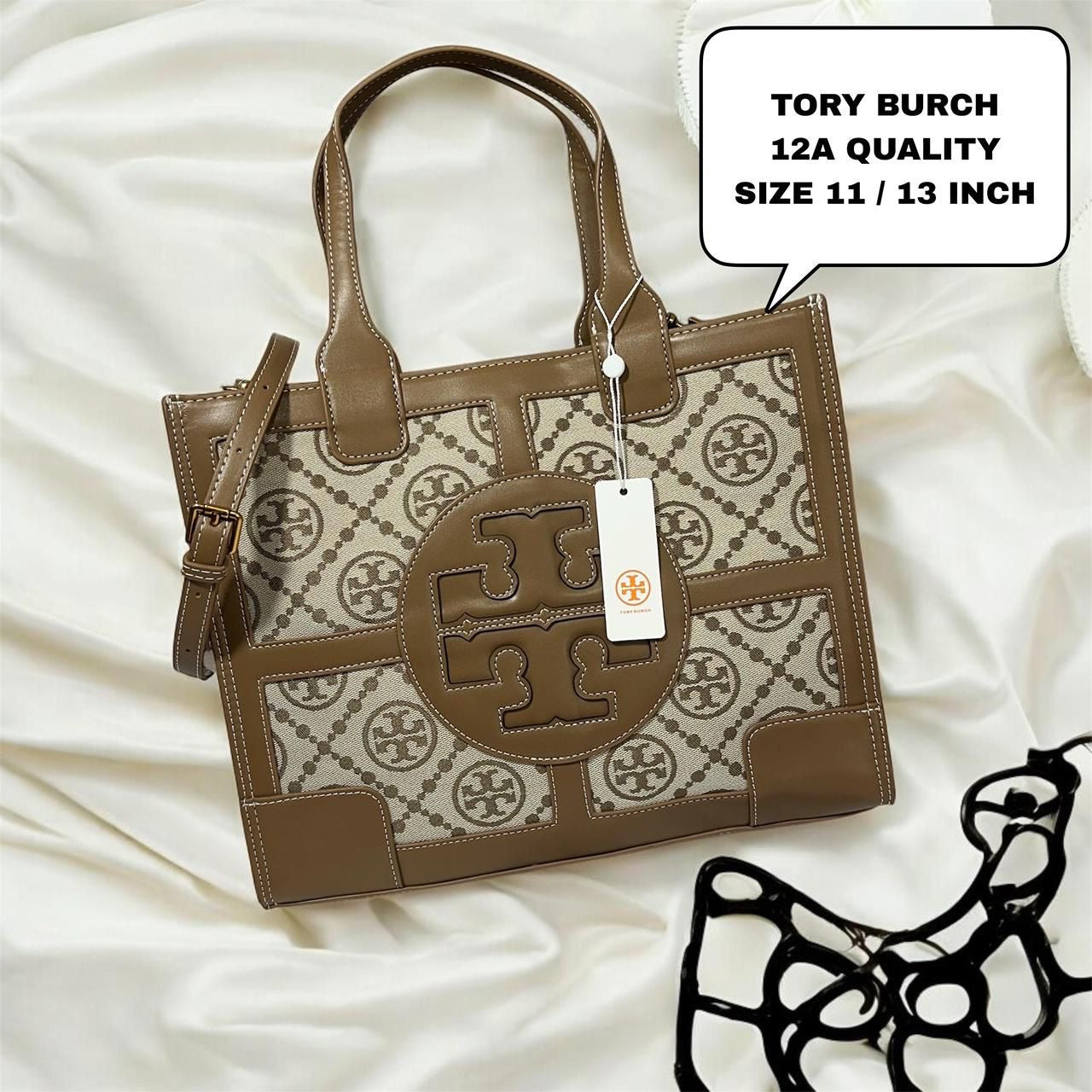 Tory Burch Ella Canvas Tote Bag