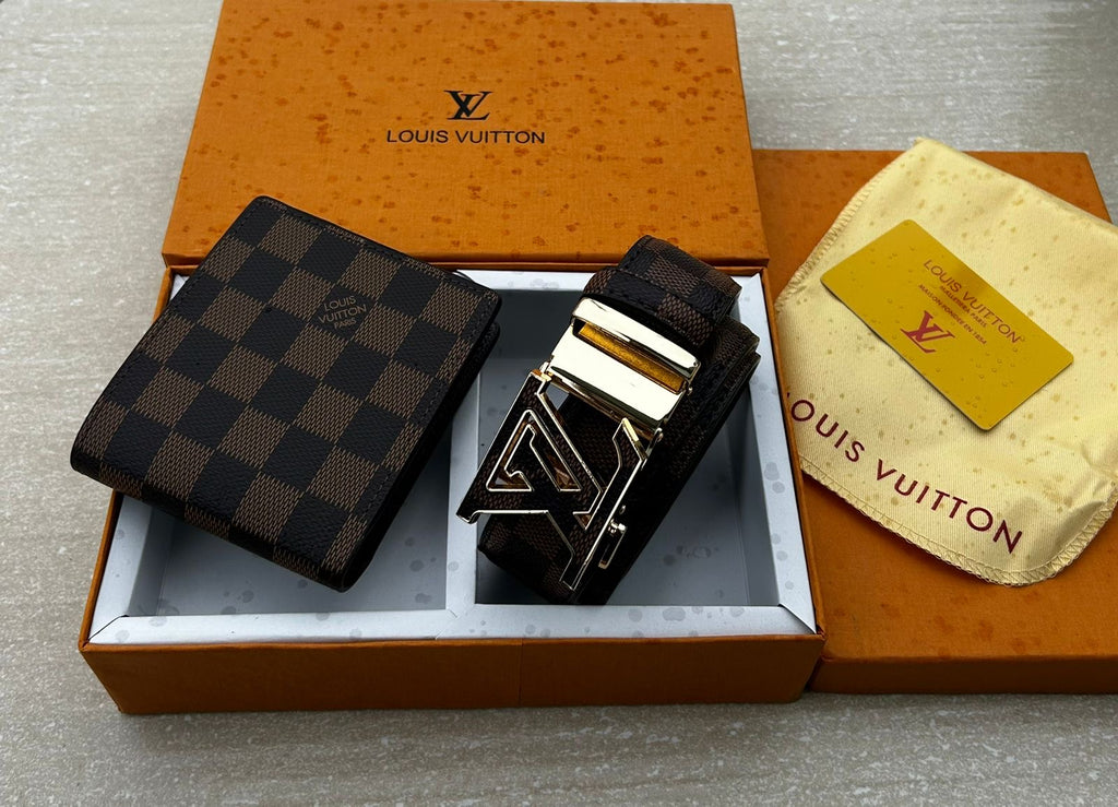 Louis Vuitton Wallet & Belt Combo