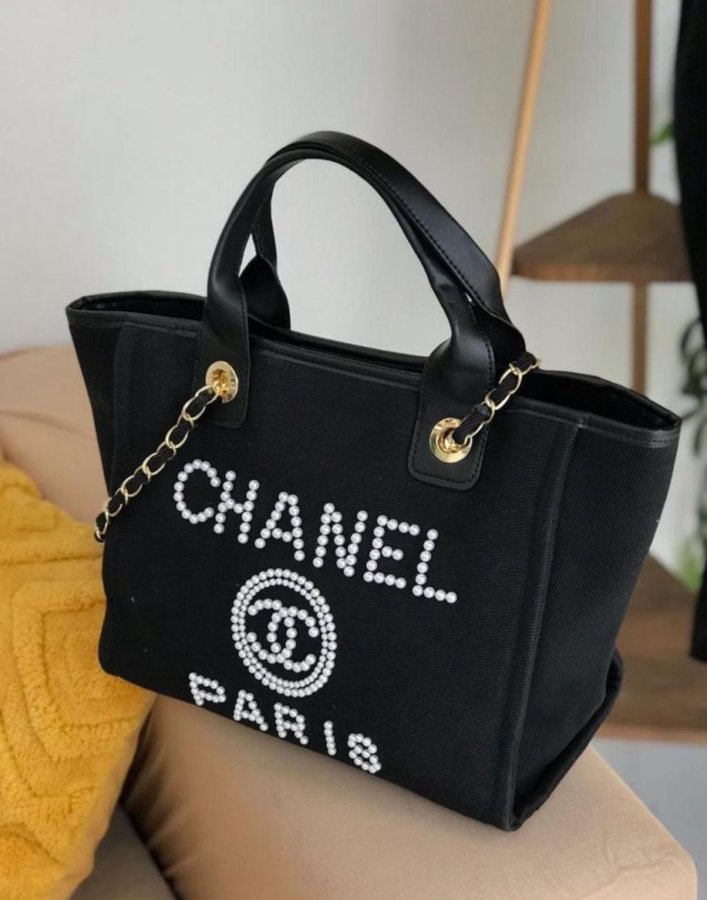 Chanel Deauville Large Size Tote Bag