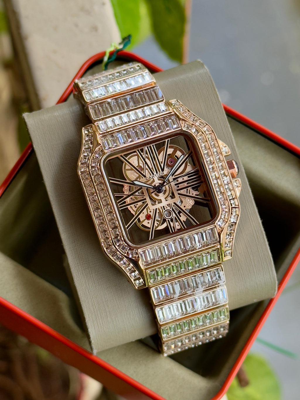 Cartier Gold Skeleton Dial