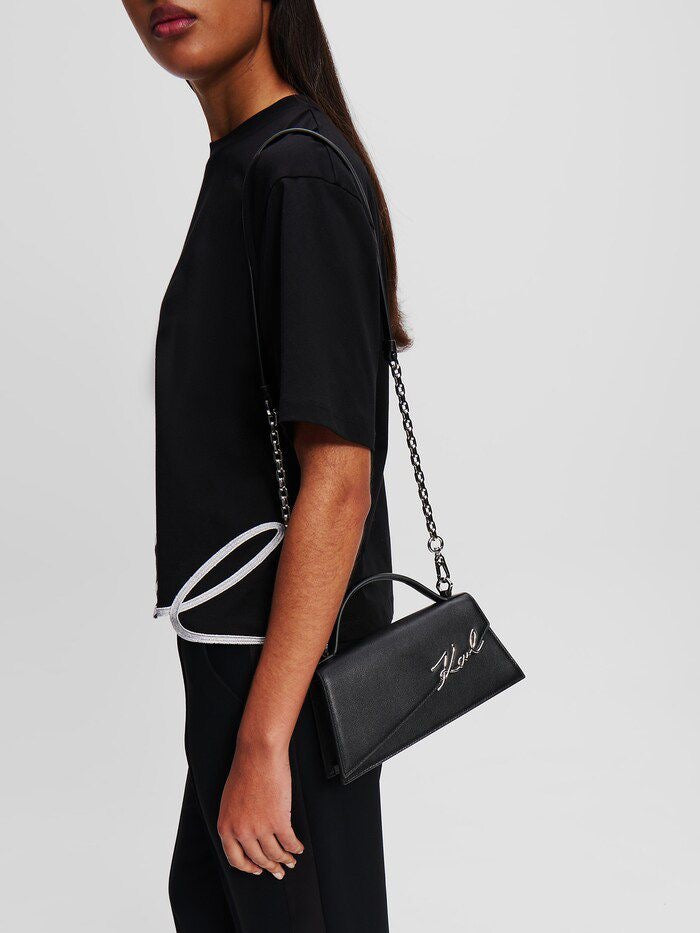 Karl Lagerfeld K/Signature Leather Bag