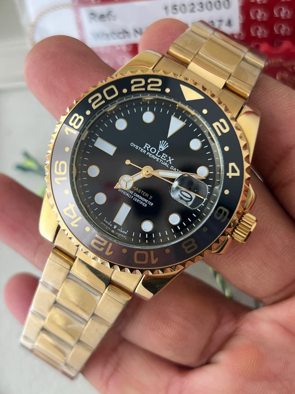 Rolex GMT II Ever gold silver