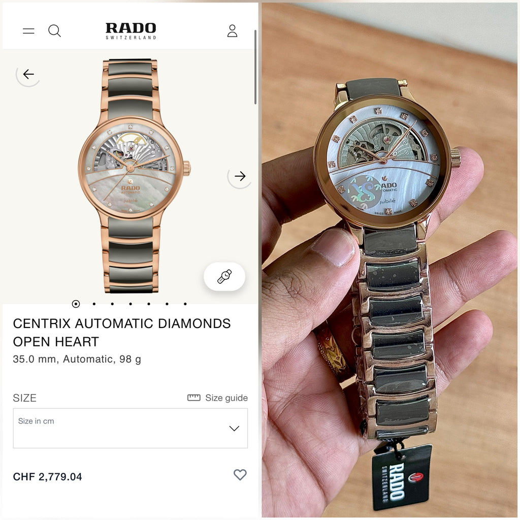 Rado Centrix Automatic Open Heart Collection