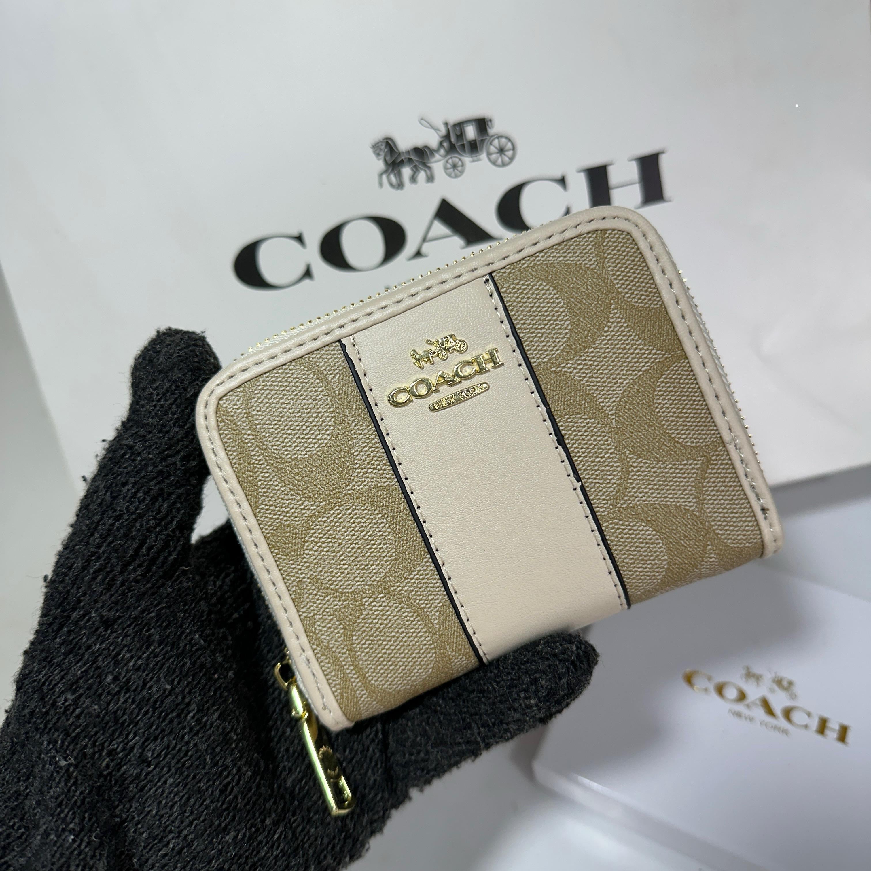 Coach Mini Zipper Wallet
