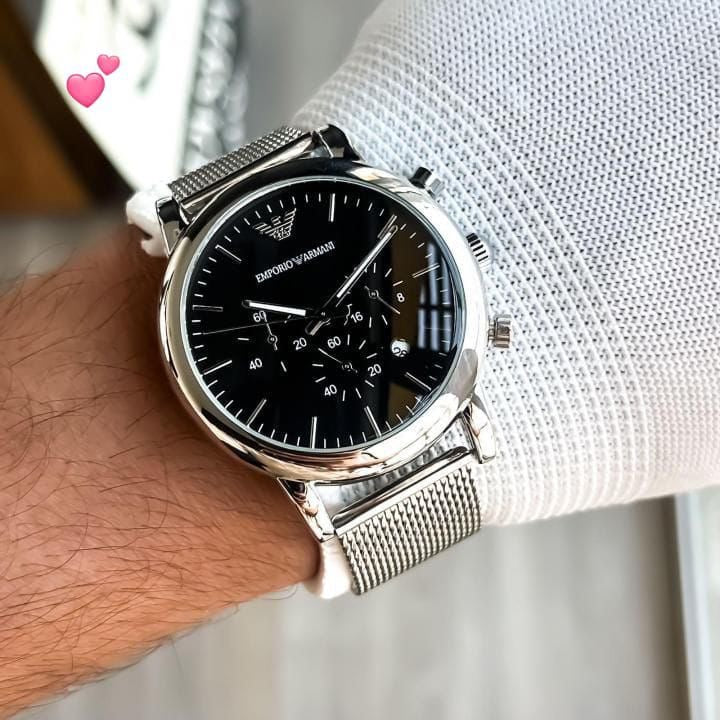 Emporio Armani Silver Luigi Collection