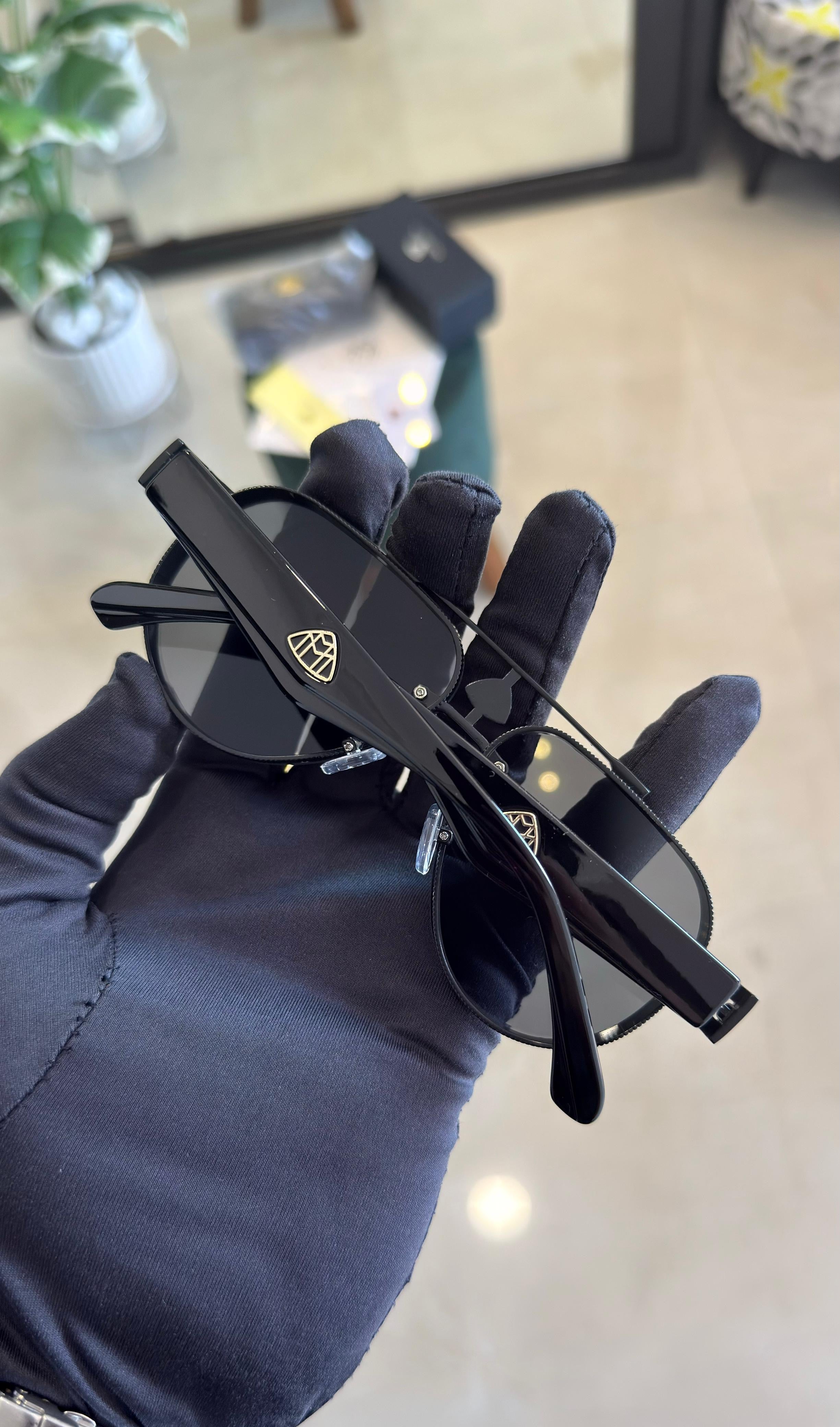 Maybach Shine Black Sunglasses
