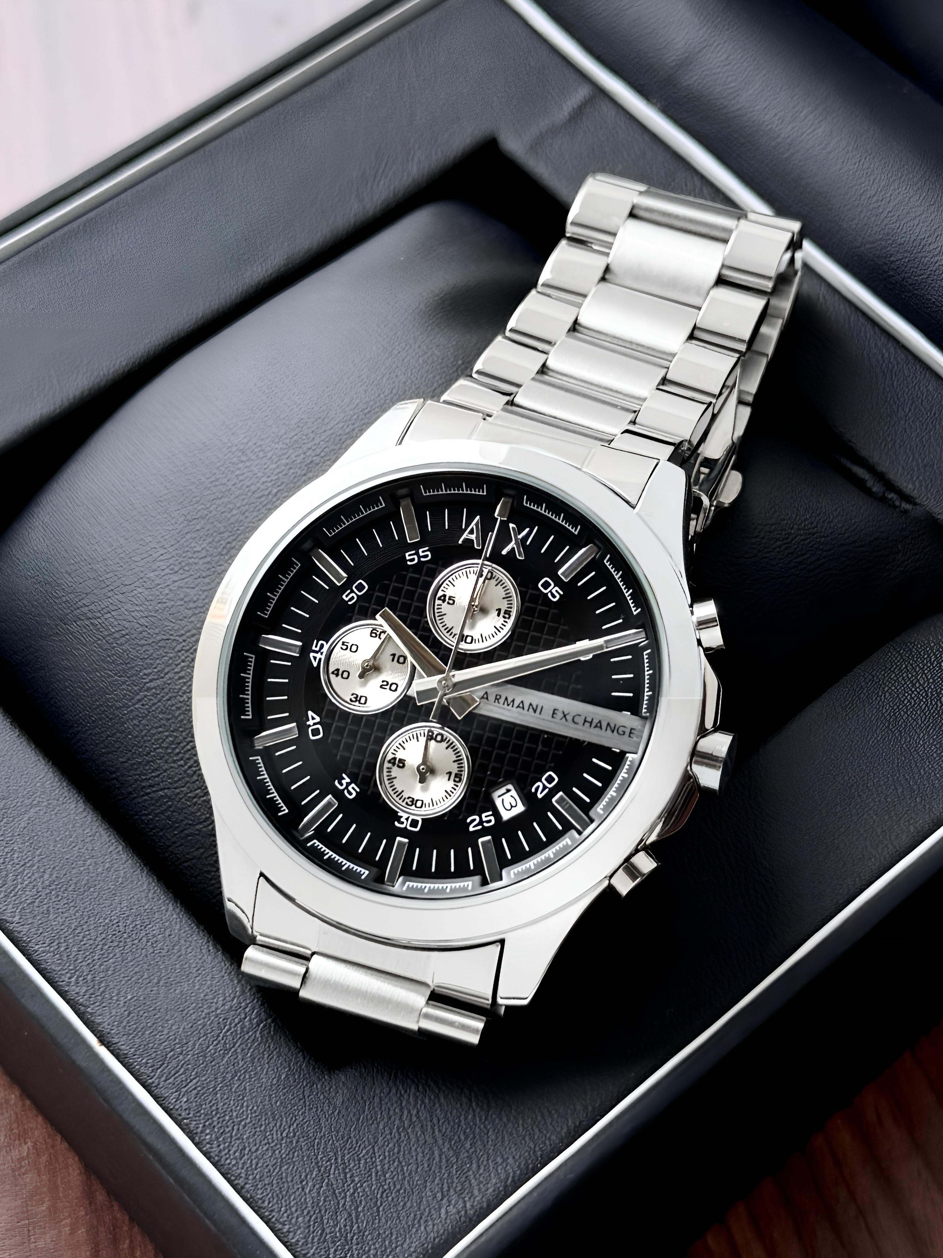 Armani Exchange Men's Stainless Steel Chronograph