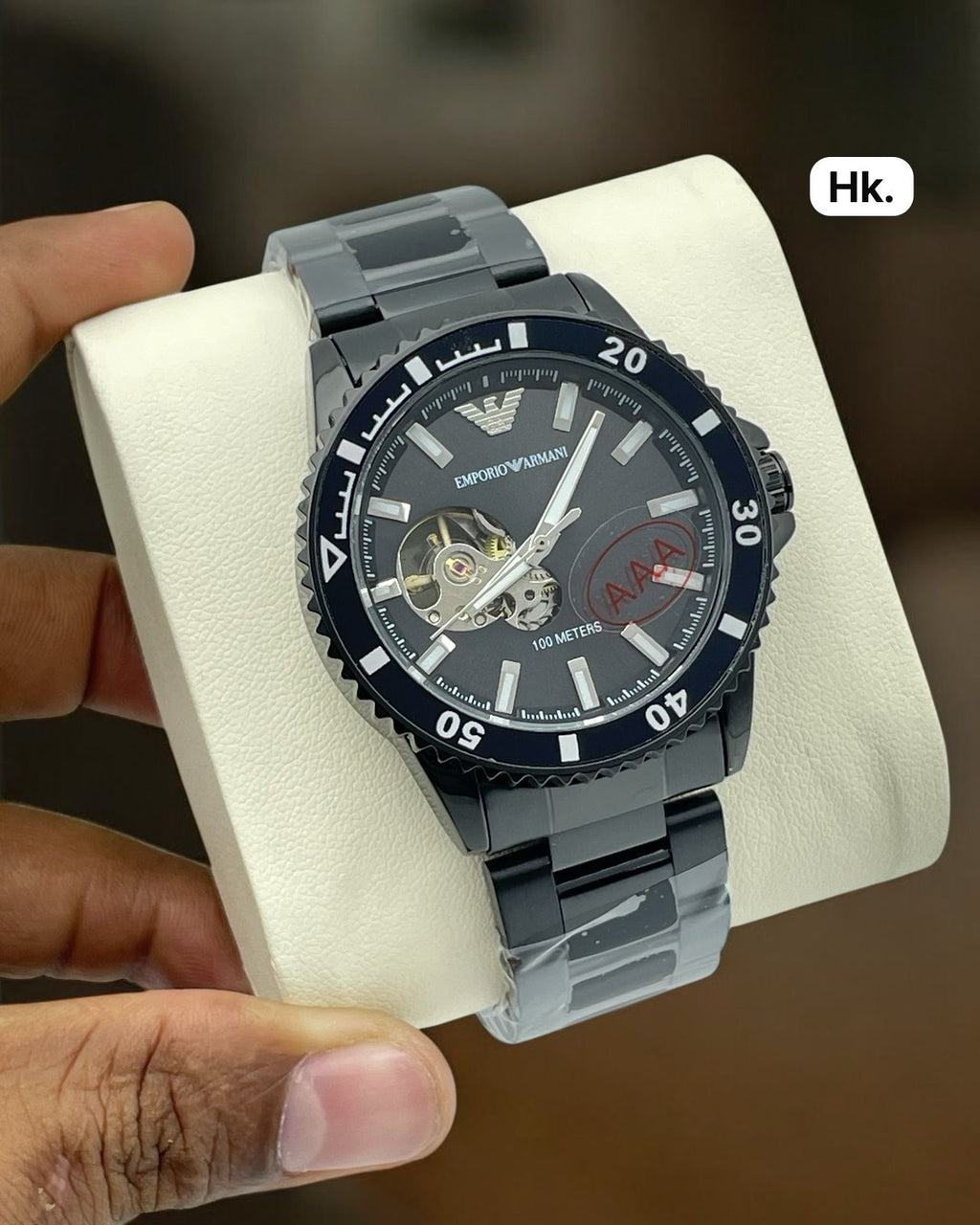 Emporio Armani Skeleton Dial Automatic Series