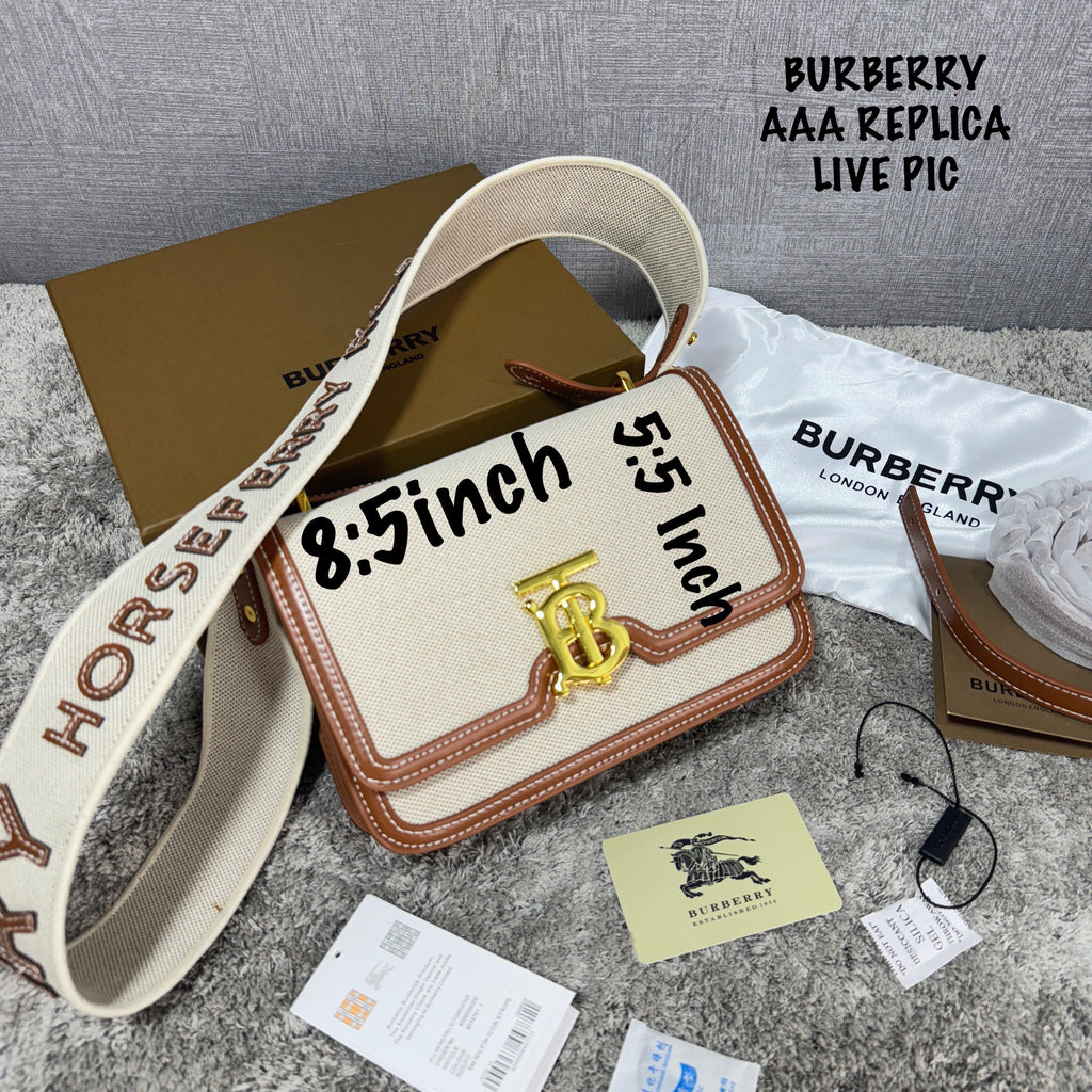 Burberry TB Logo-Plaque Crossbody Bag
