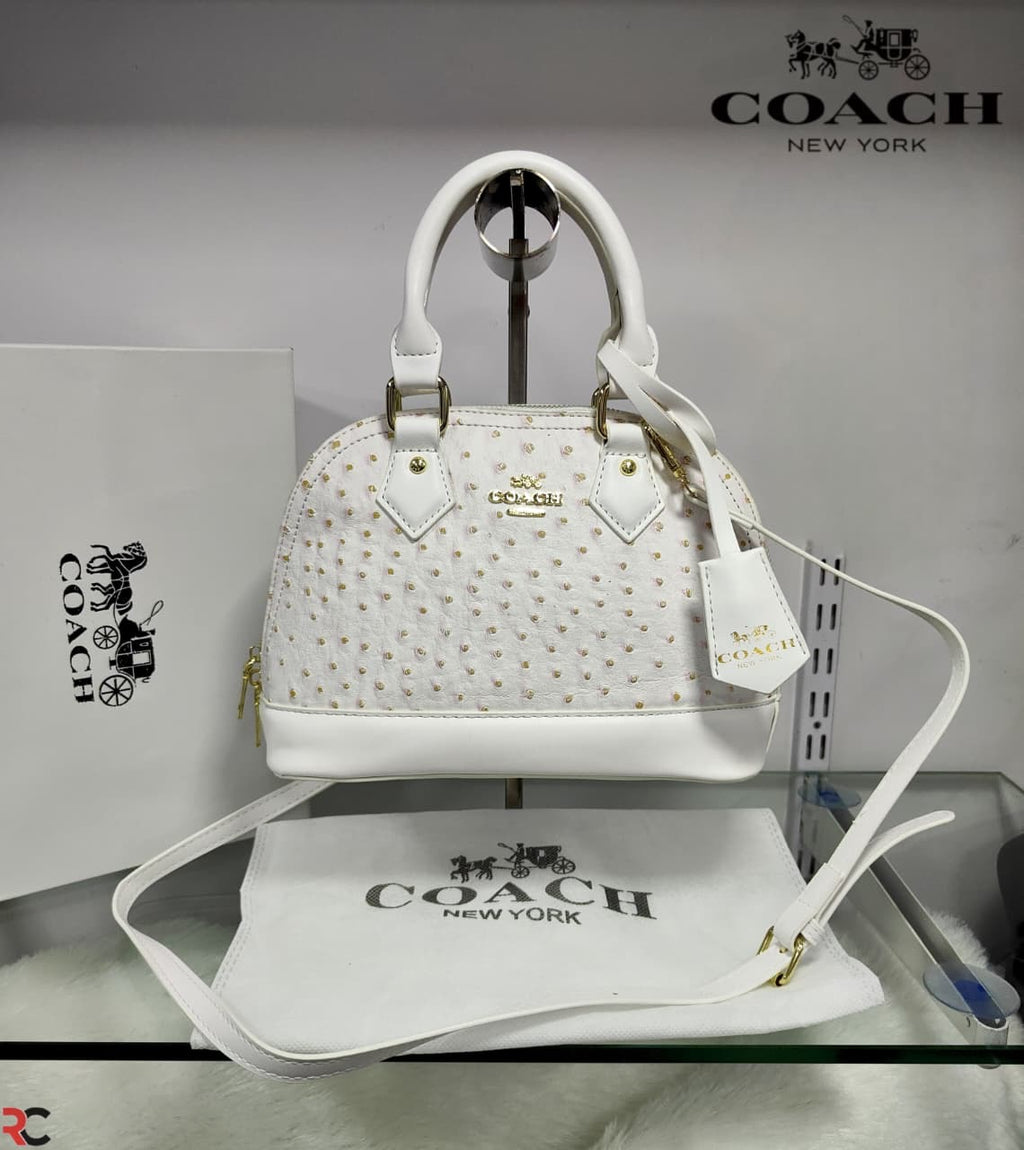 Coach Textured Ostrich Style Alma Bag