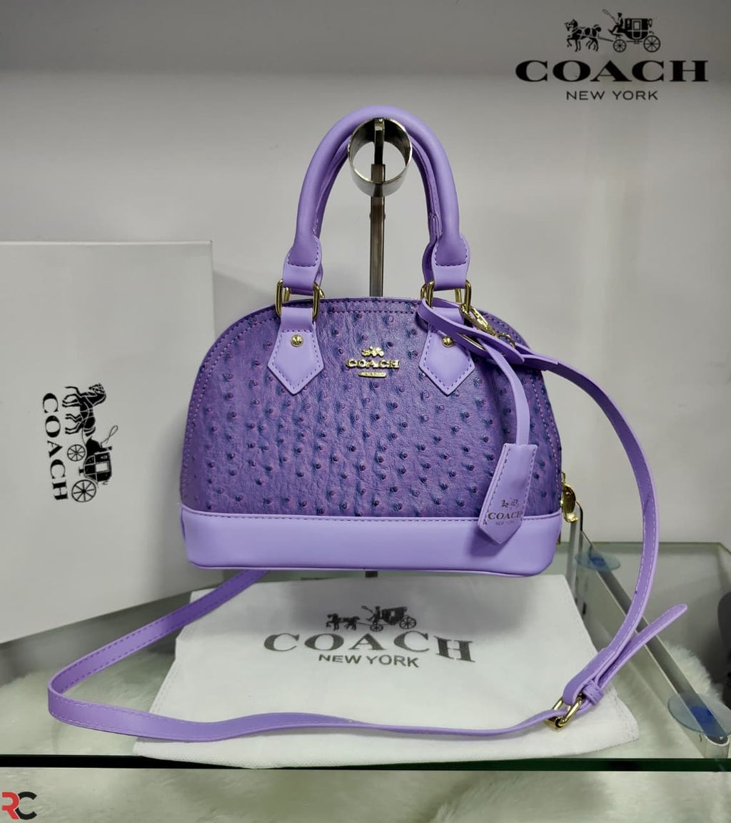 Coach Textured Ostrich Style Alma Bag