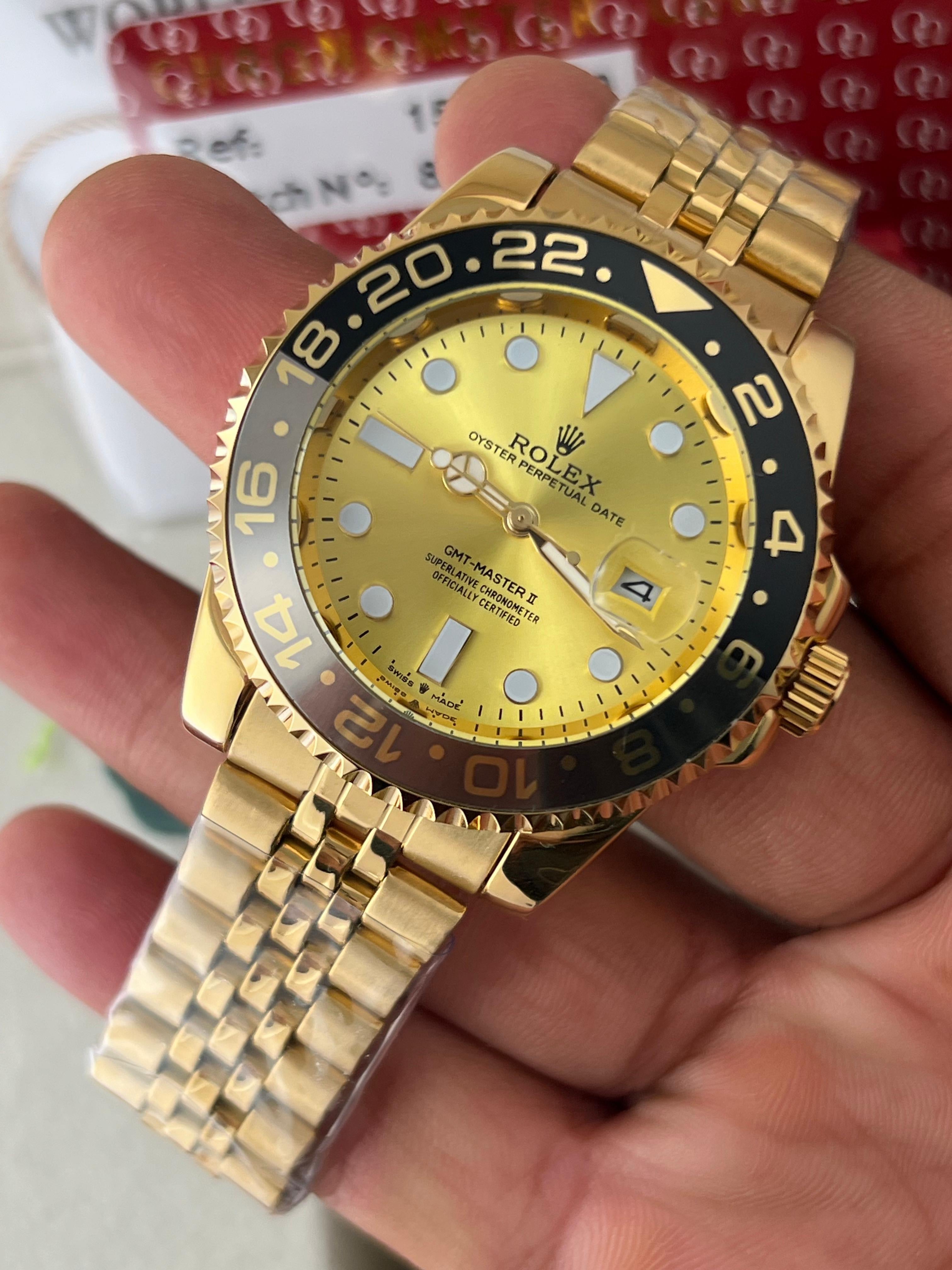 Rolex GMT II Ever gold silver