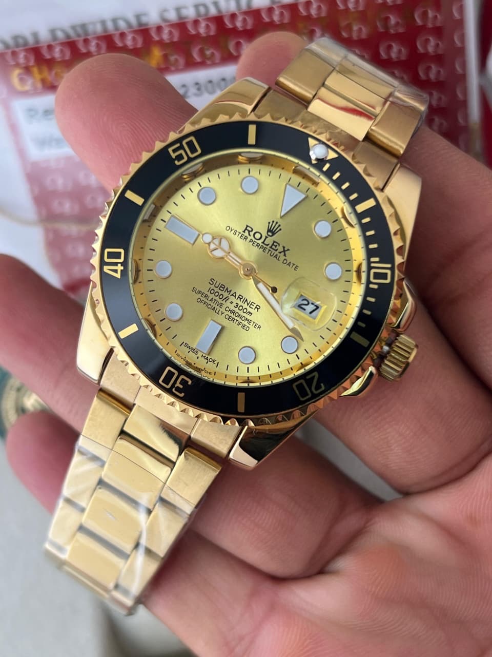 Rolex GMT II Ever gold silver
