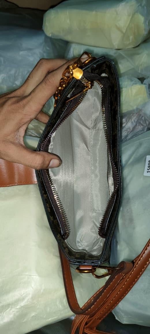 Celine Logo Lock Sling Bag