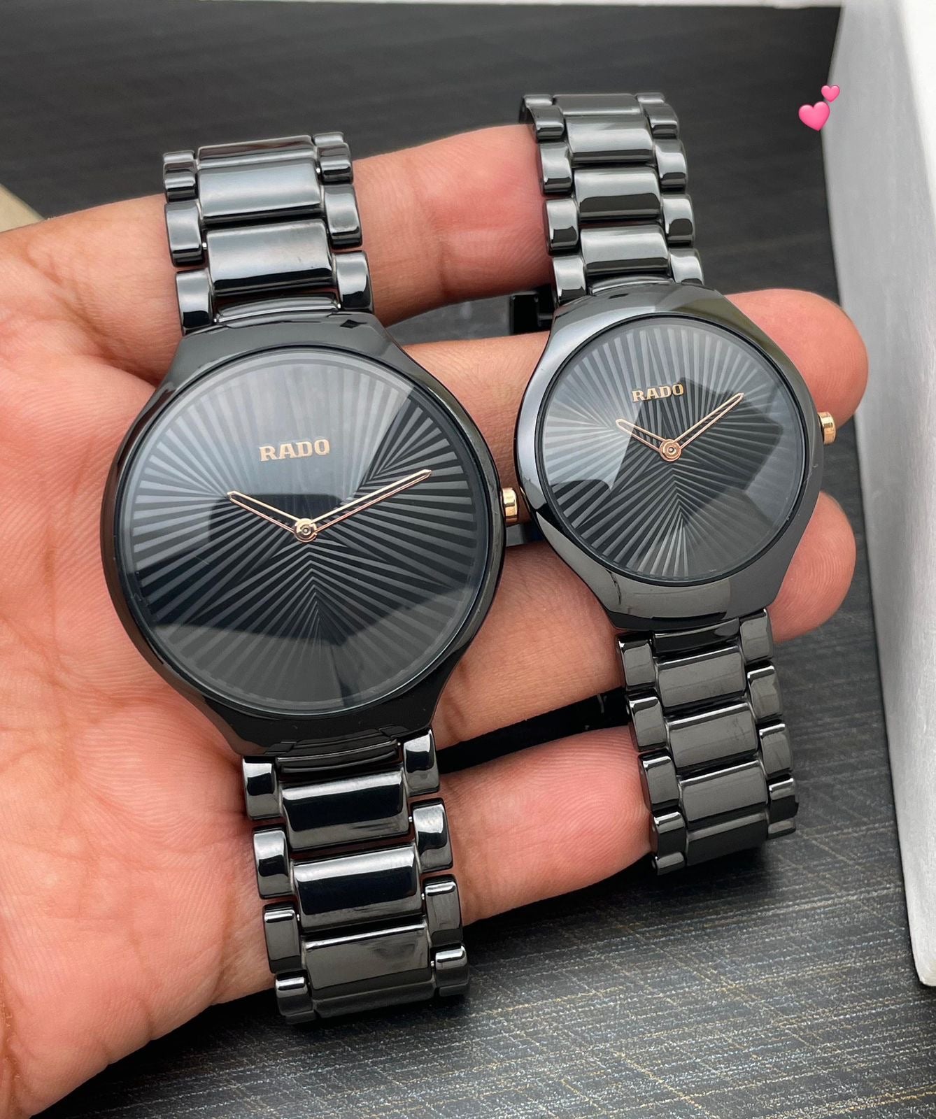 Rado True Round Thinline Couple Watch
