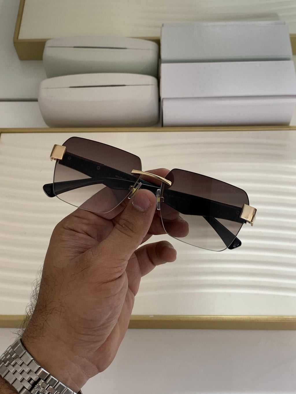 Maybach Unisex Sunglasses