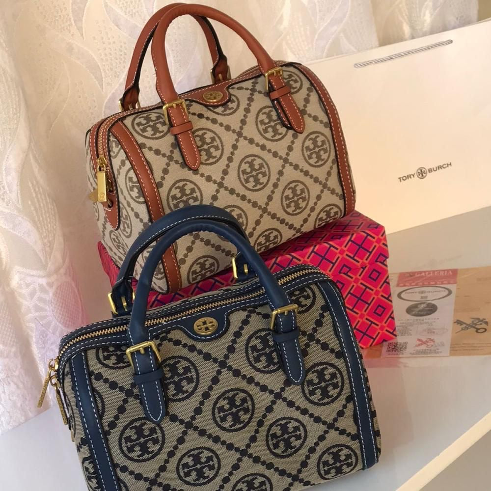 Tory Burch T Monogram Jacquard Speedy Bag