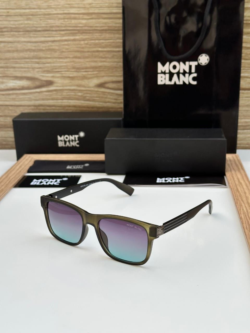 Mont Blanc Unisex Sunglasses