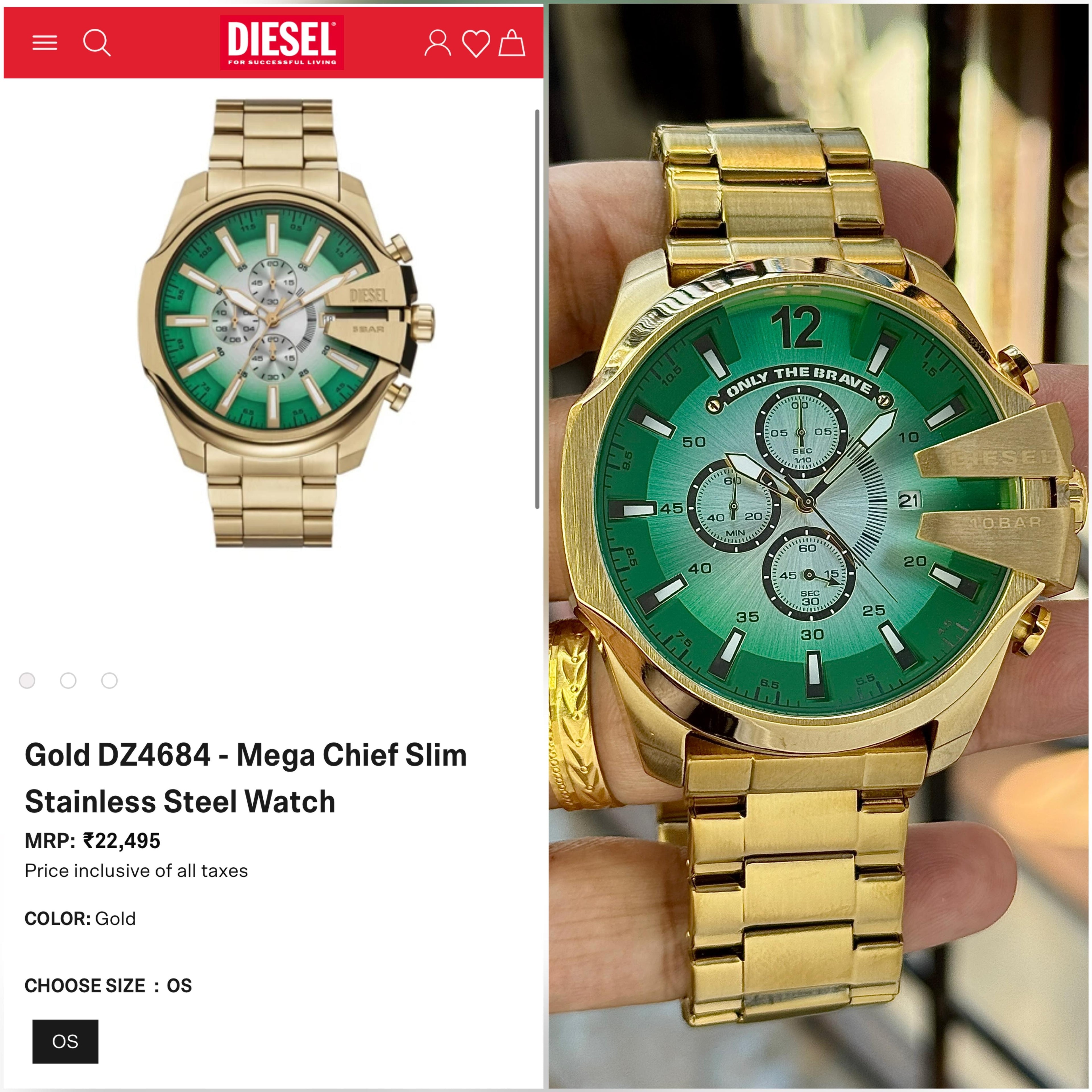 Diesel DZ4684 Mega Chief Slim