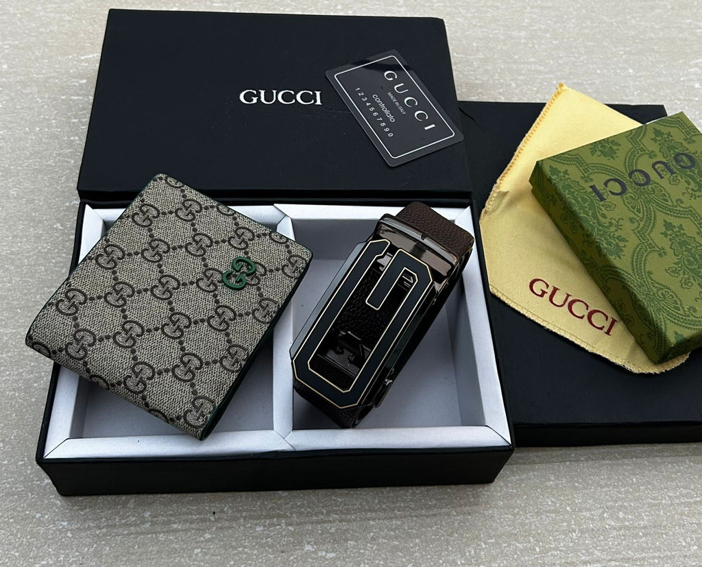 Gucci Wallet & Belt Combo