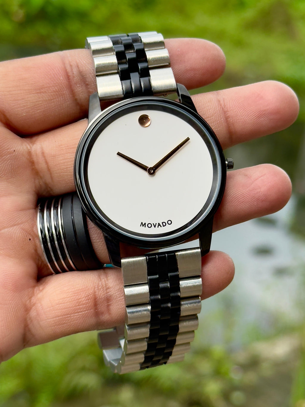 Movado Two-Tone Slim Edition