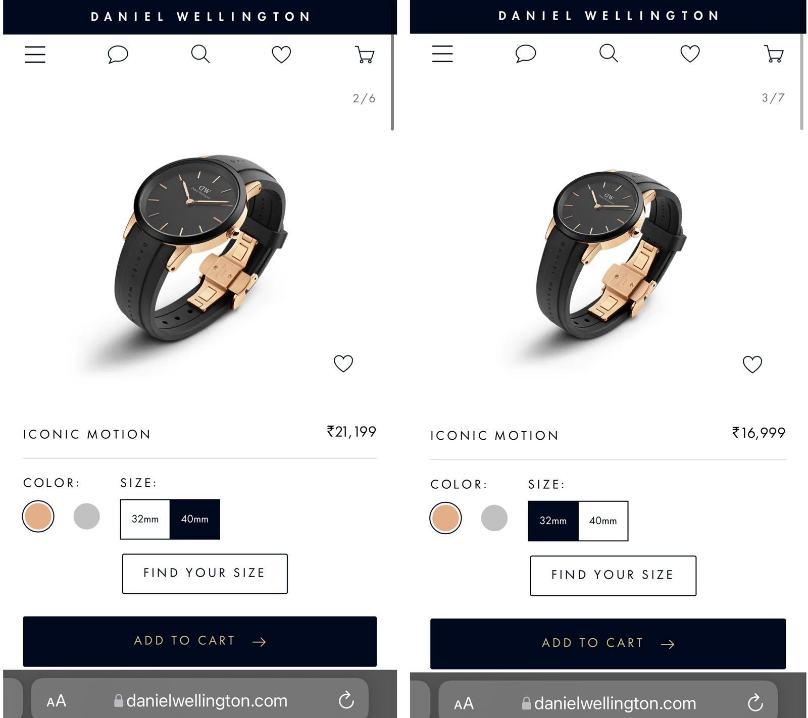 Daniel Wellington Couple Watch