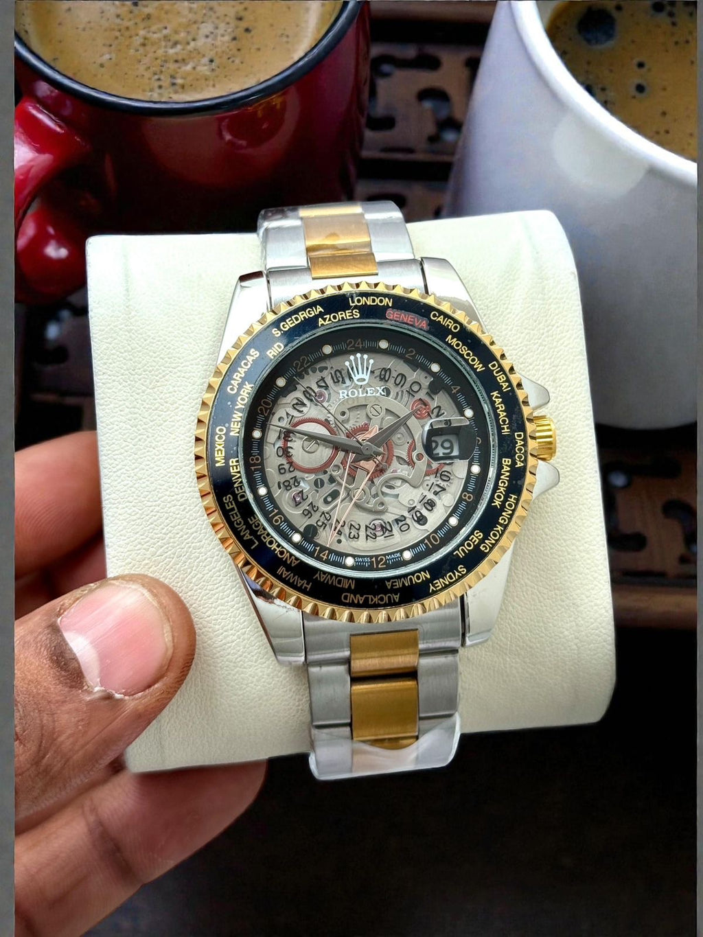 Rolex World Time Skeleton