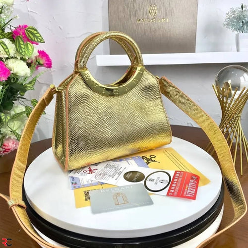 Bvlgari Roma Small Top Handle Bag