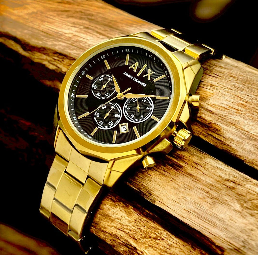 Armani Exchange Black Chronograph Edition