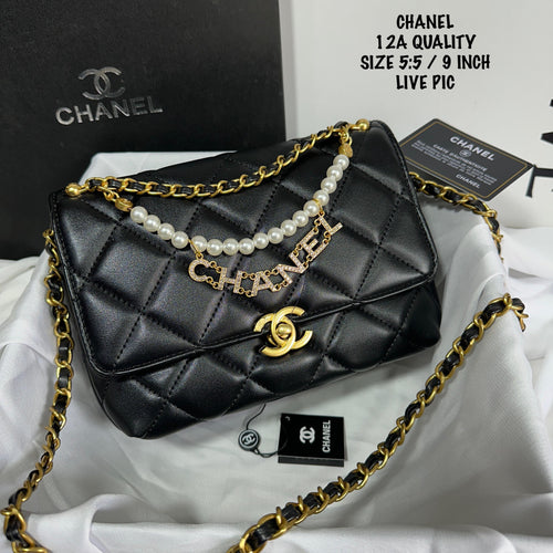 Chanel Pearl Mini Twist Flap Bag