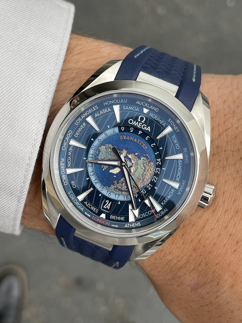 Omega Aquaterra Worldtimer