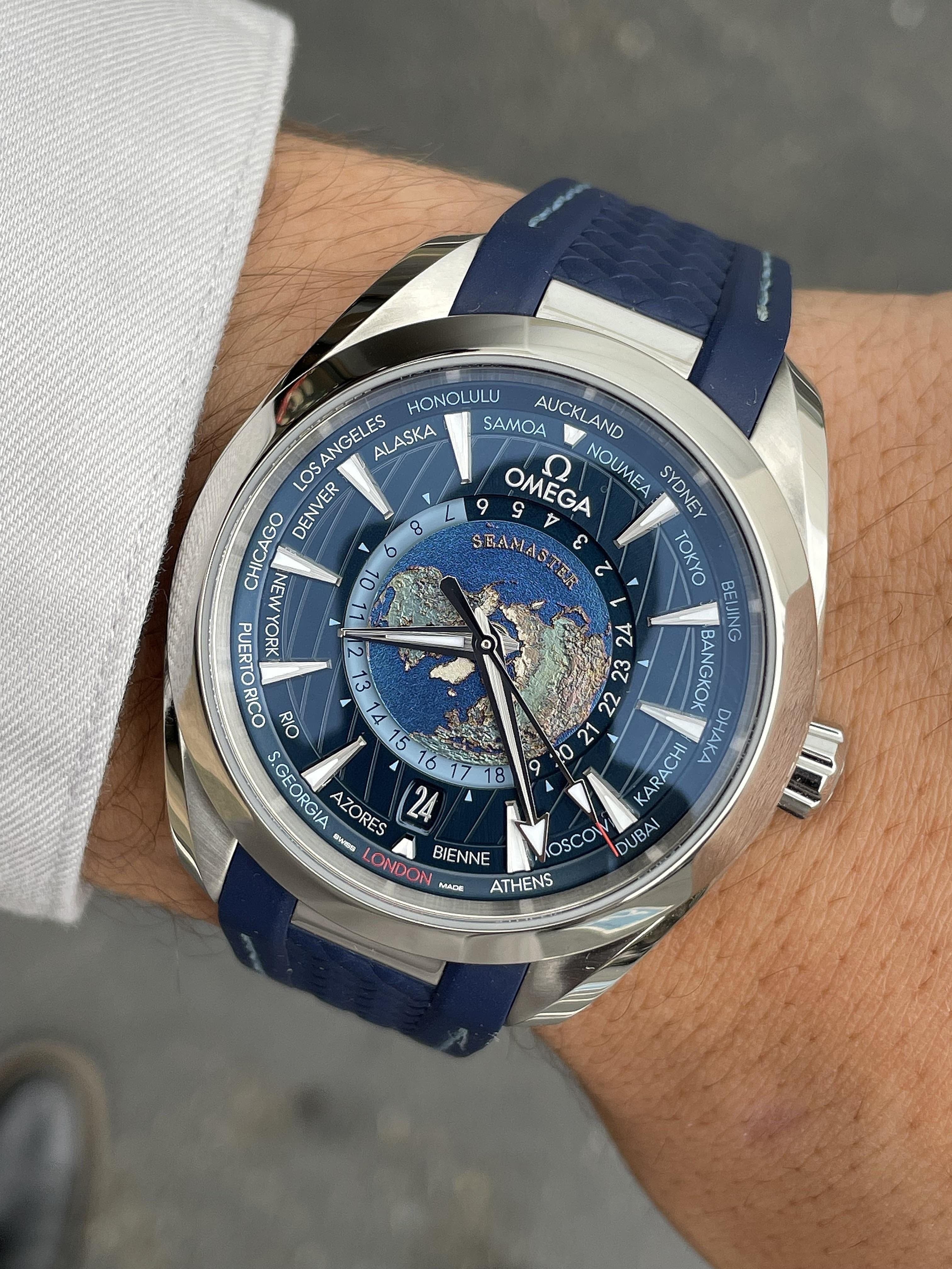 Omega Aquaterra Worldtimer