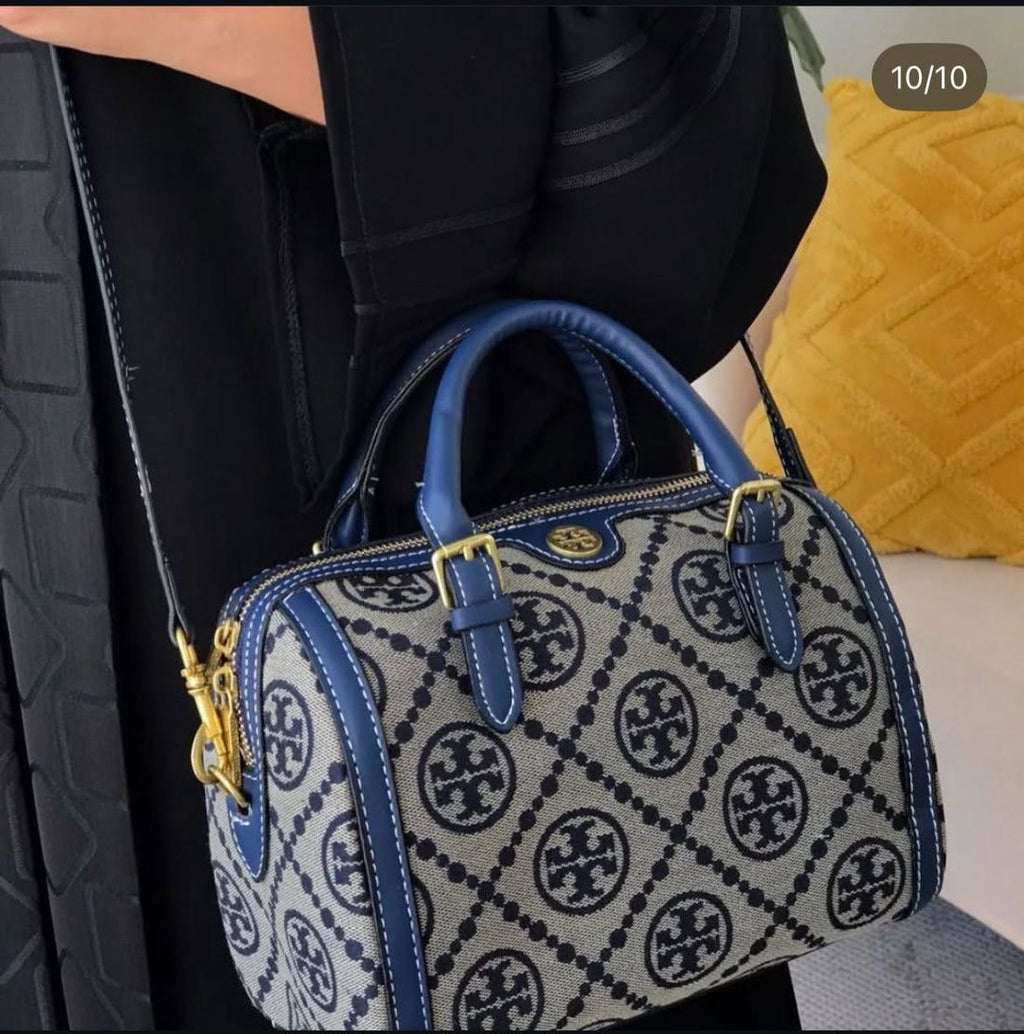 Tory Burch T Monogram Jacquard Speedy Bag