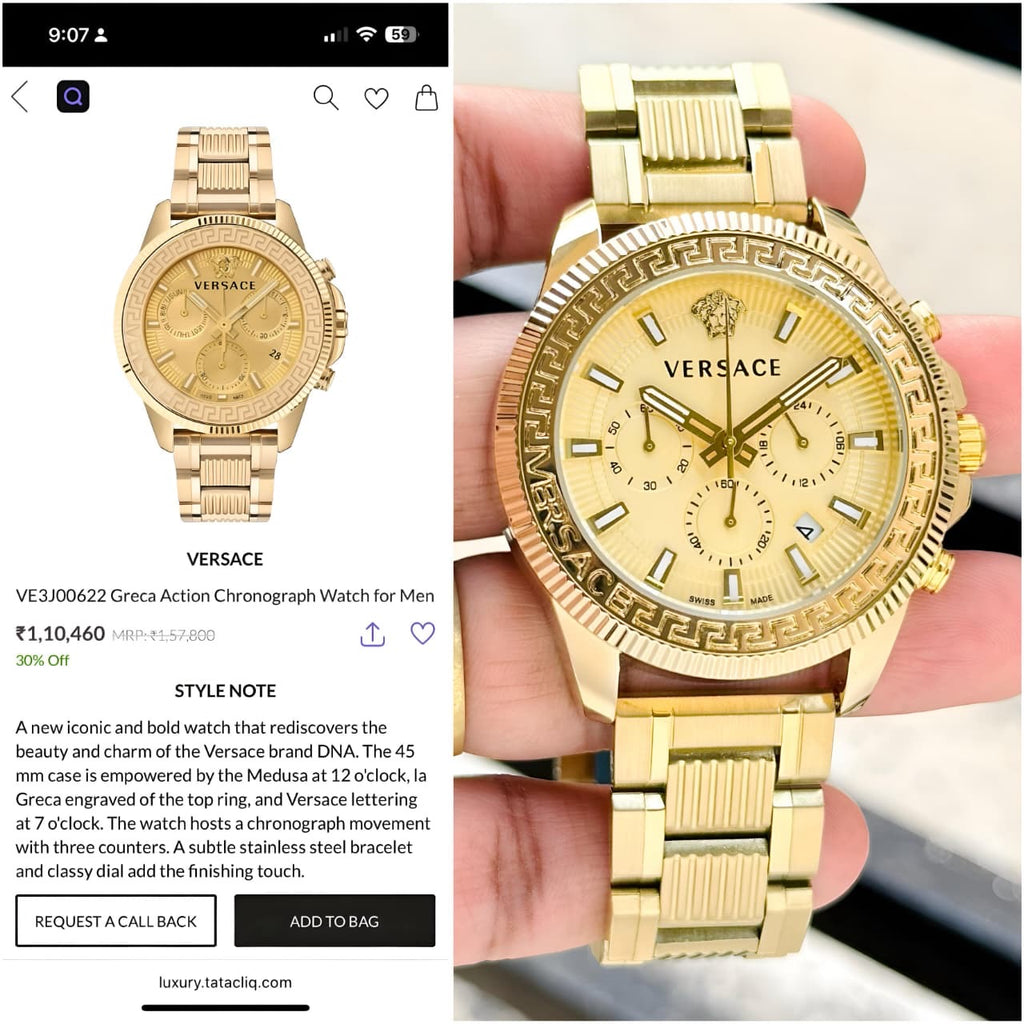 Versace Greca Chronograph