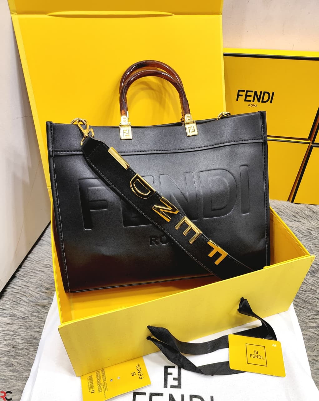 Fendi Large Sunshine Tote Bag